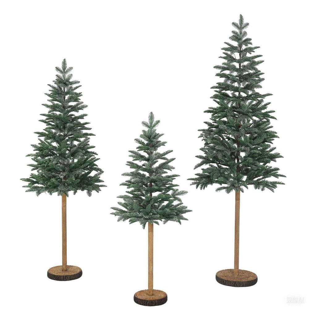 Member's Mark Pre-Lit Alpine Tree Décor, Set of 3 - USA MEGA SHOP