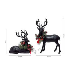 Member's Mark Resin Deer Décor, Set of 2 - USA MEGA SHOP