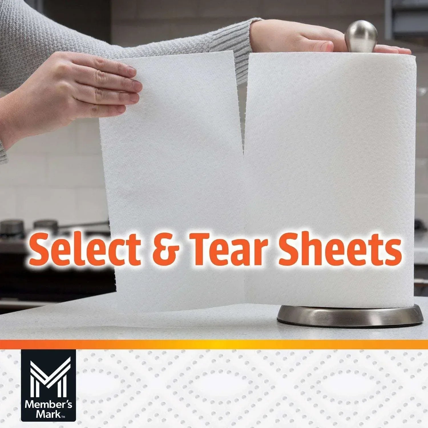 Member's Mark Select & Tear 2-Ply Paper Towel 15 rolls, 150 sheets/roll - USA MEGA SHOP