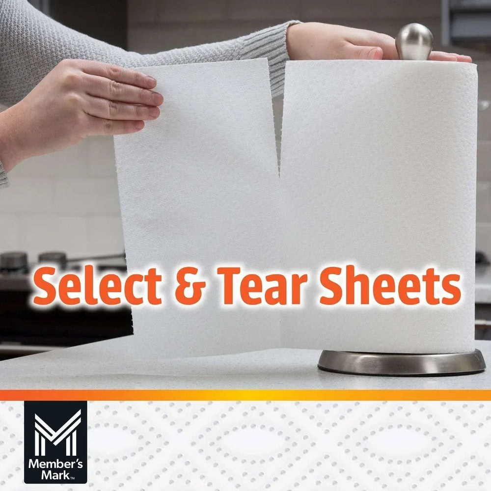 Member's Mark Select & Tear 2-Ply Paper Towel 15 rolls, 150 sheets/roll - USA MEGA SHOP