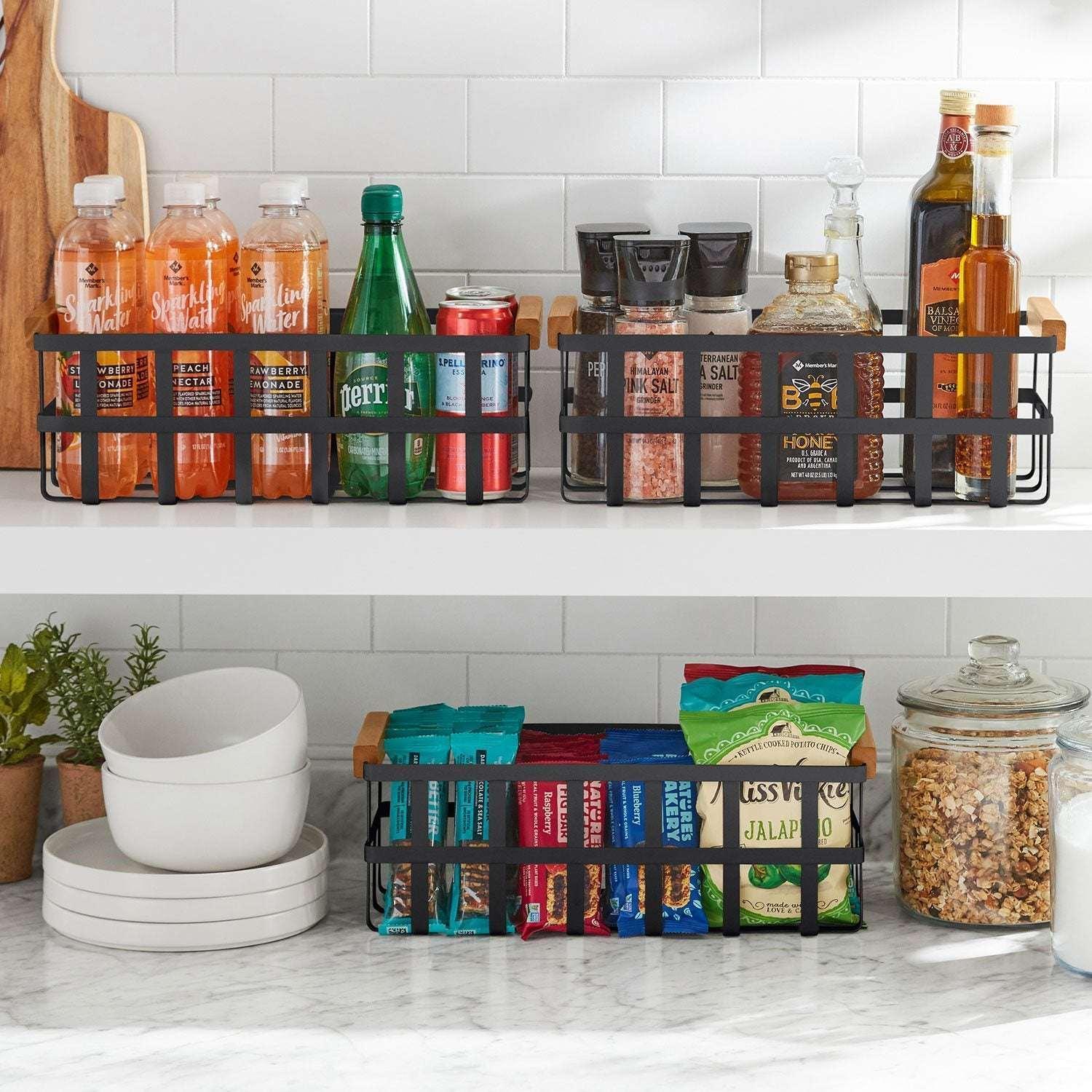 Member's Mark Set of 3 Wire Pantry Bin