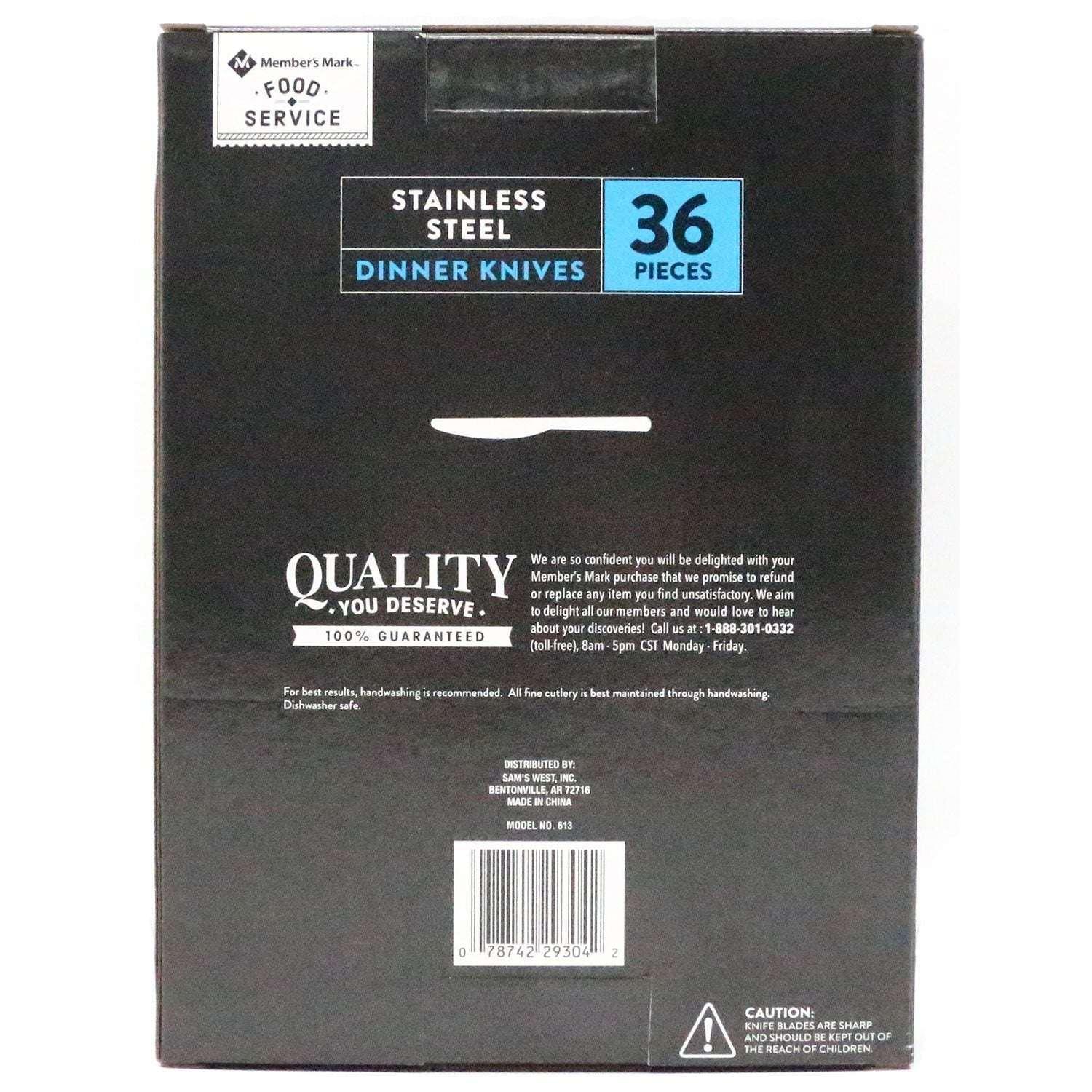 Member's Mark Stainless Steel Dinner Knife Set 36 ct. - USA MEGA SHOP