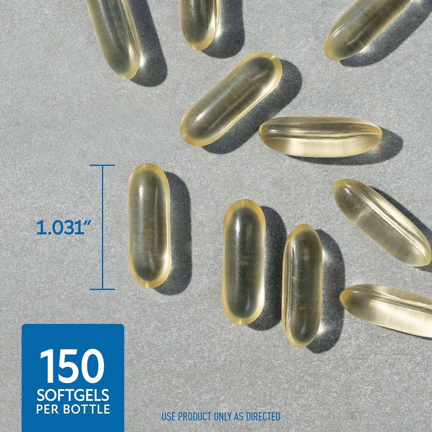 Member’s Mark Vegan Omega-3 Dietary Supplement Softgels, 150 Count