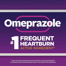 Omeprazole frequent heartburn active ingredient label