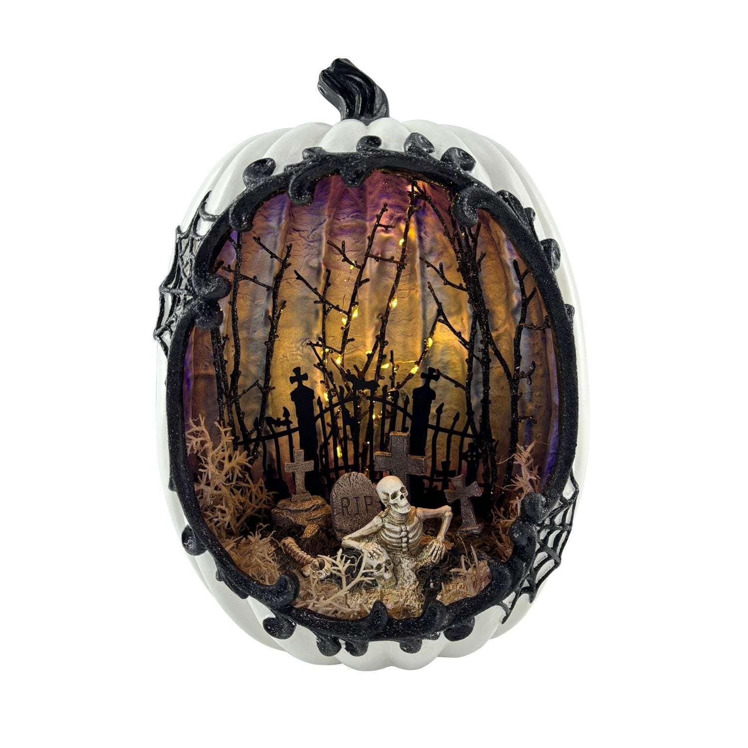 Member's Mark 13.75" Pre-Lit Pumpkin Scene - USA MEGA SHOP