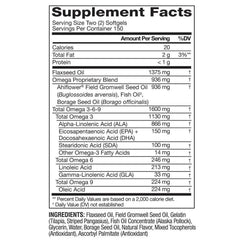 Member’s Mark Advanced Omega Complex 1600 mg Softgels, 300 Count