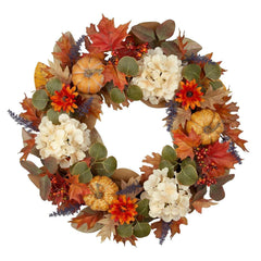 Member's Mark 26" Harvest Hydrangea Wreath - USA MEGA SHOP