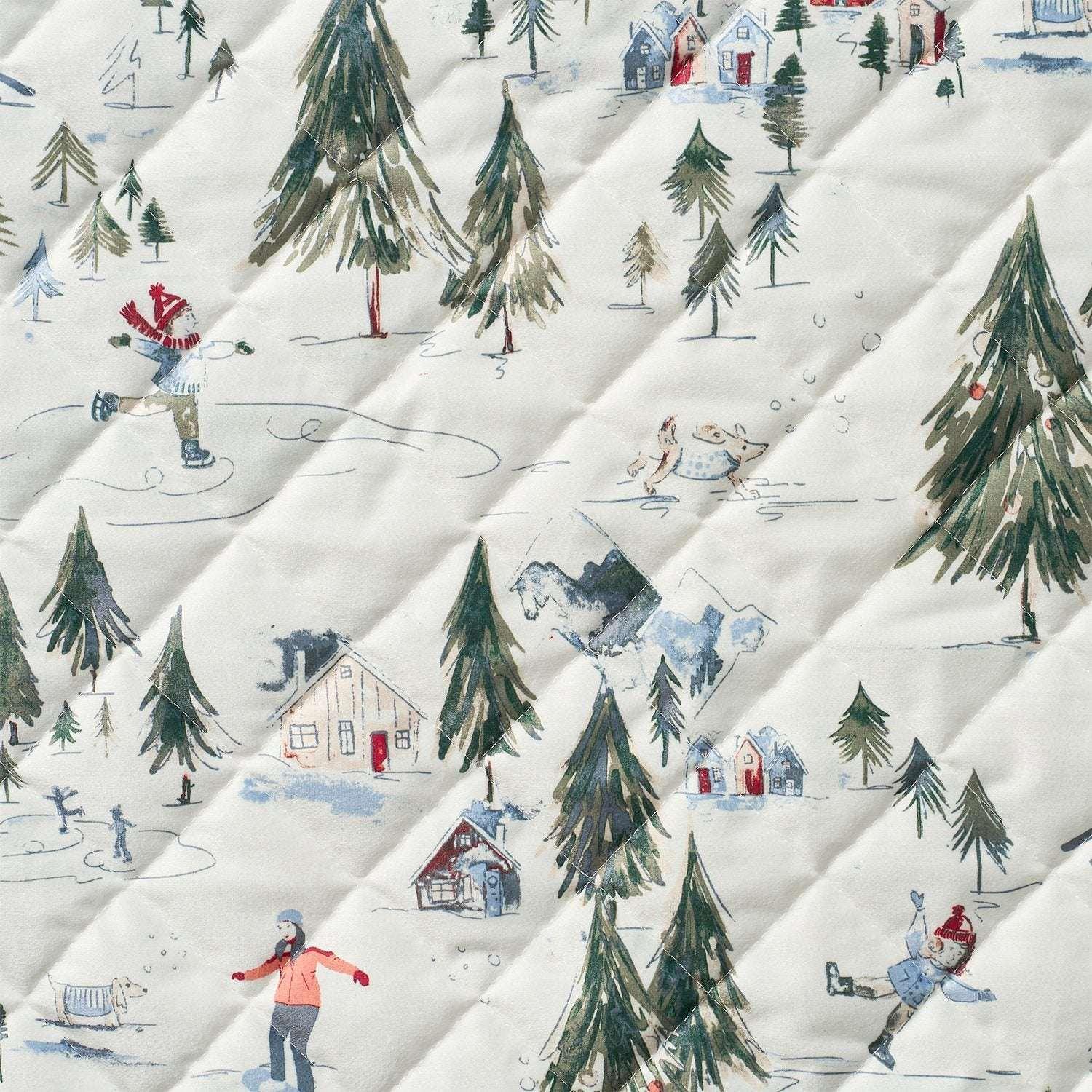 Member's Mark 3-Piece Printed Velvet Quilt Sets, Winter Designs
