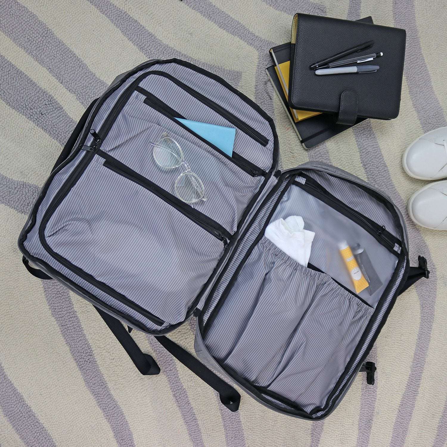 Member's Mark 30-Liter Adult Travel Backpack, 18.7" x 14" x 6", Choose Your Color