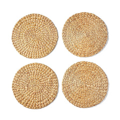 Member's Mark 4-Pack Natural Water Hyacinth Handwoven Placemats