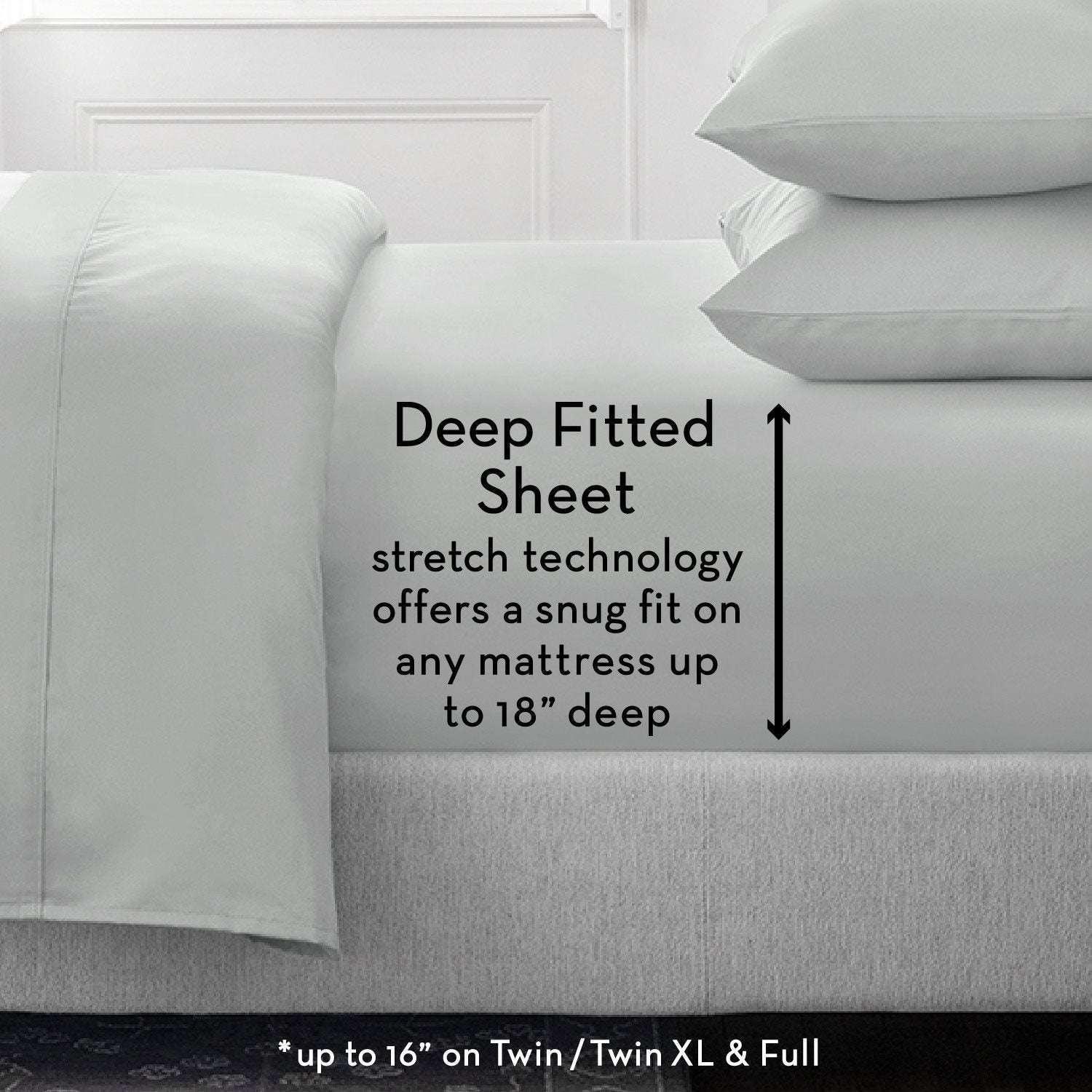 Member's Mark 450-Thread-Count Solid Sheet Set, Assorted Sizes