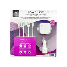 Member's Mark 45W Lightning PD charger and kit with four Lightning cable connectors