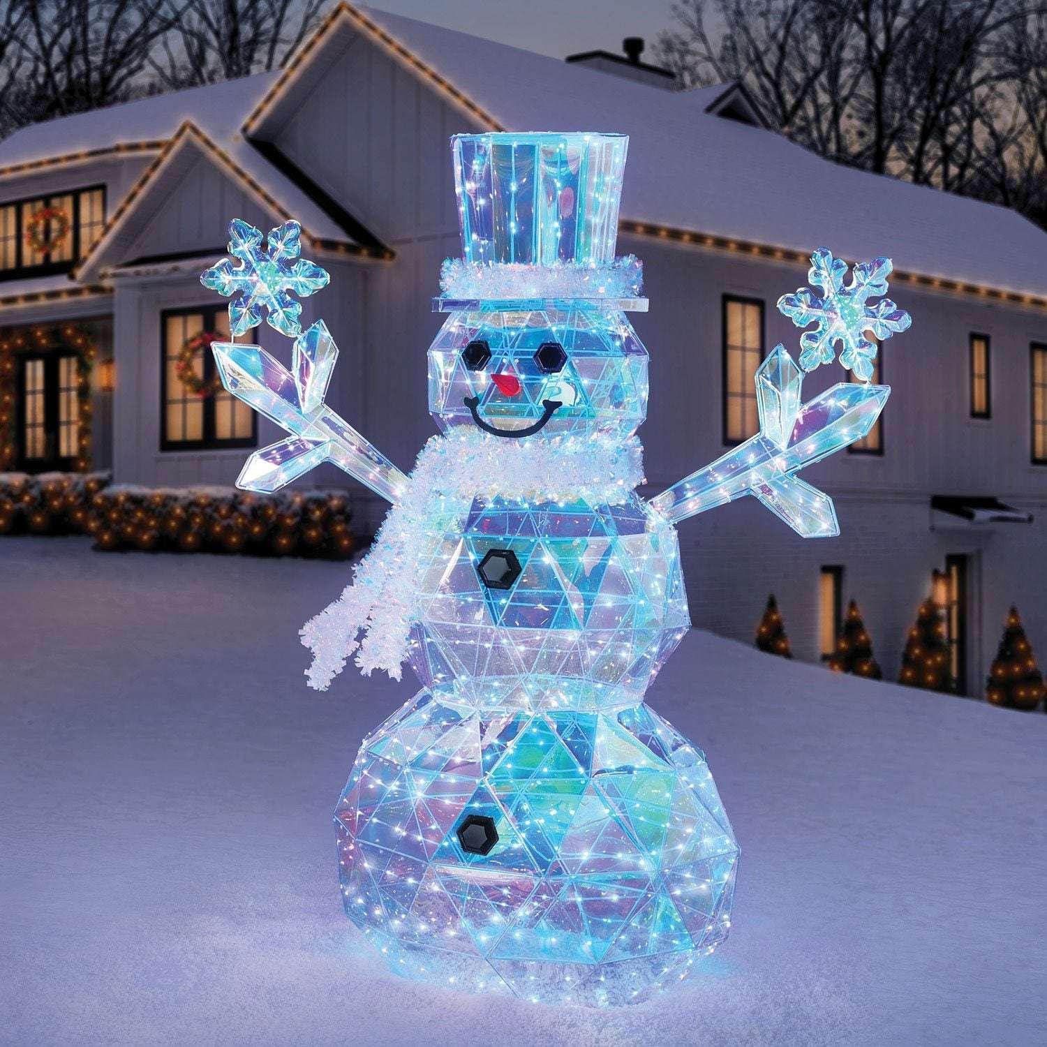 Member's Mark 6' Pre-Lit Prismatic Snowman - USA MEGA SHOP