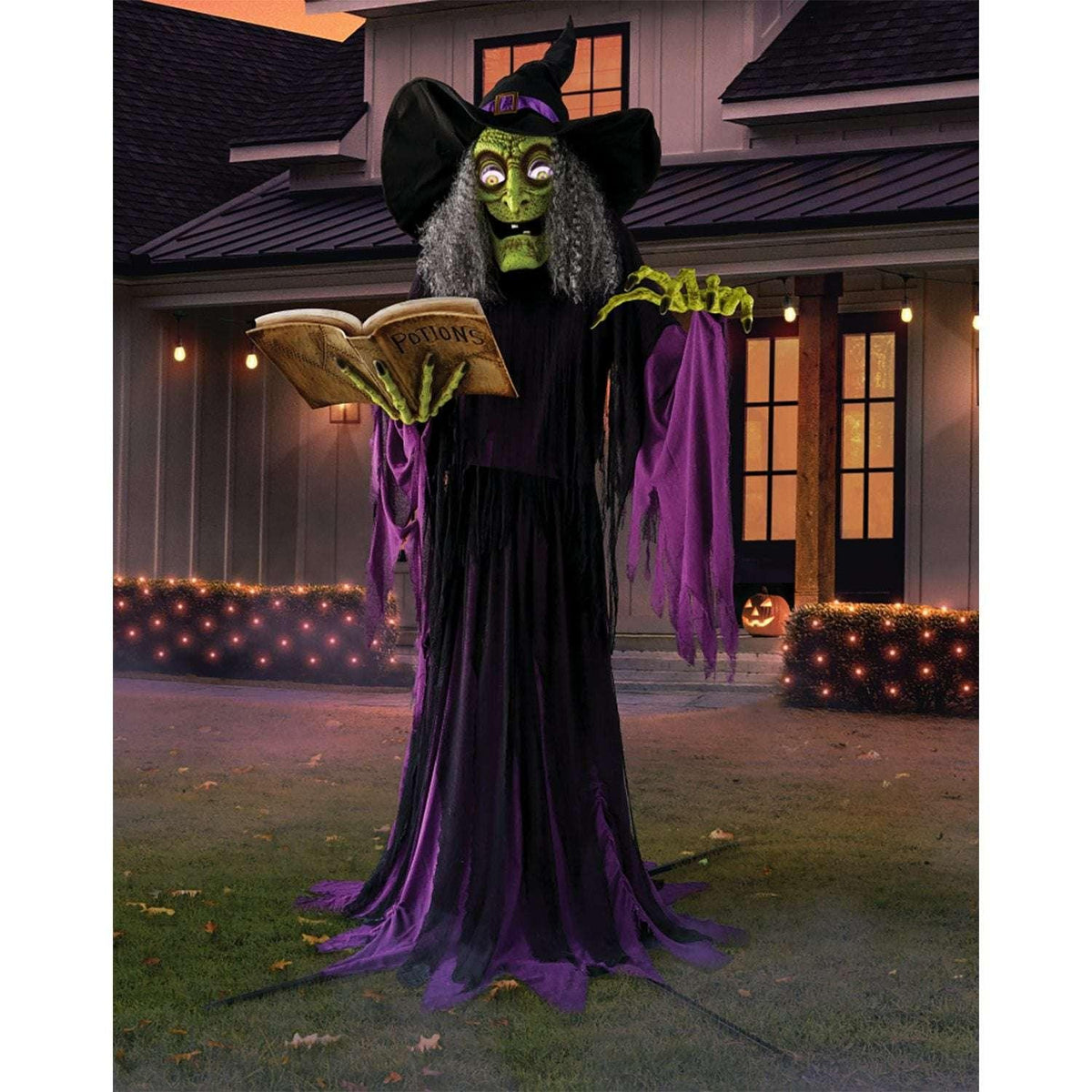 Member's Mark 9' Pre-Lit Animated Spell-Casting Witch - USA MEGA SHOP