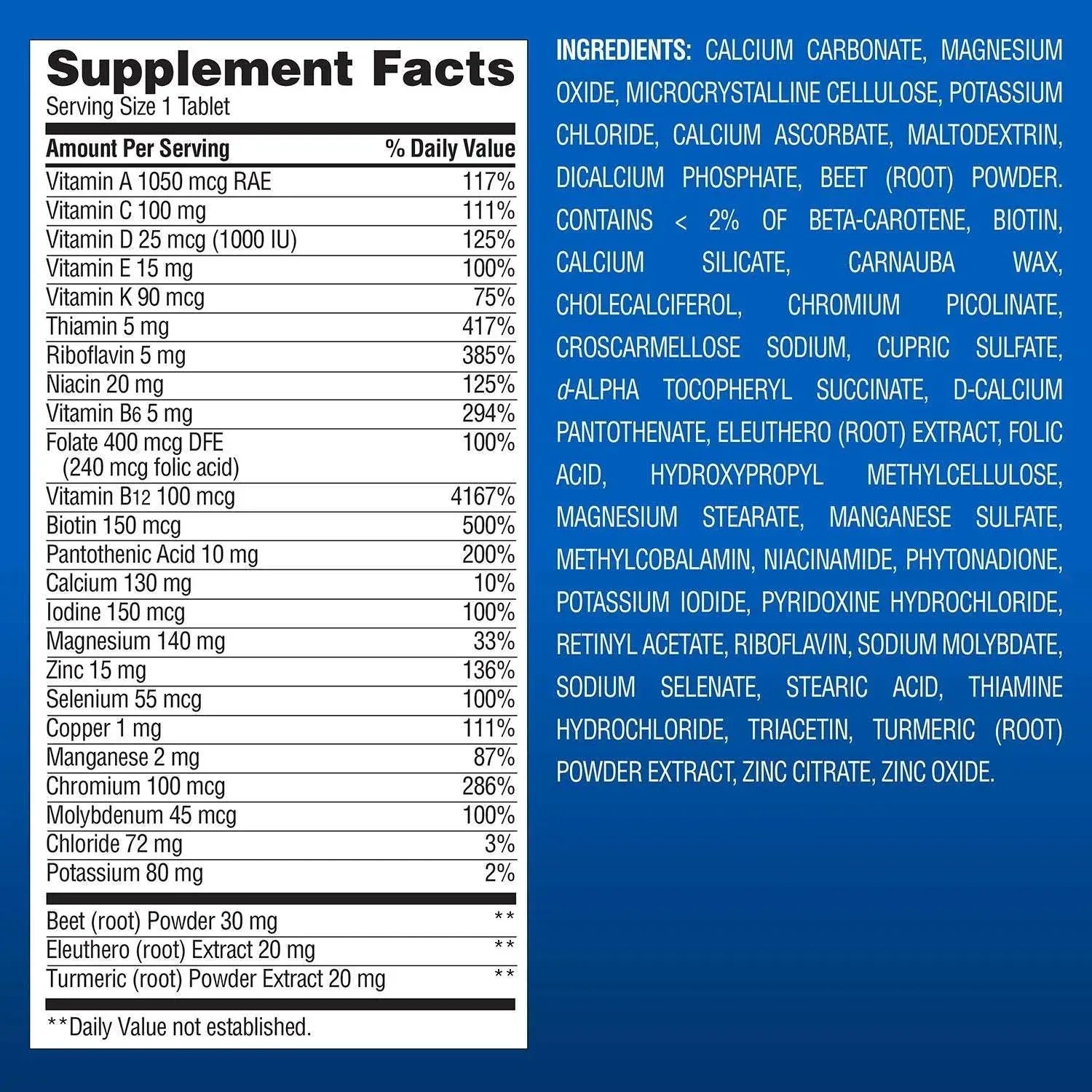 Member's Mark Advanced Men's Multivitamin Tablets, 275 ct.