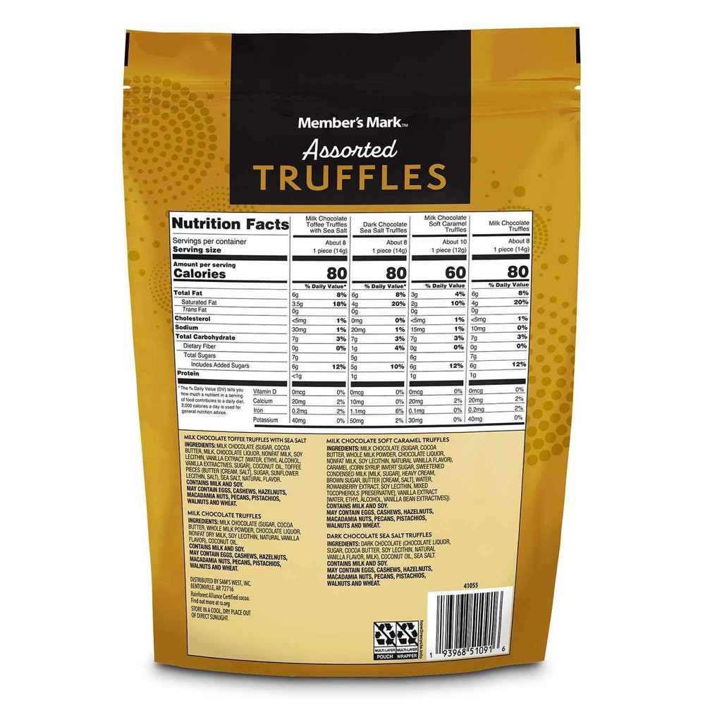 Member's Mark Assorted Chocolate Truffles, 16.5 oz. - USA MEGA SHOP