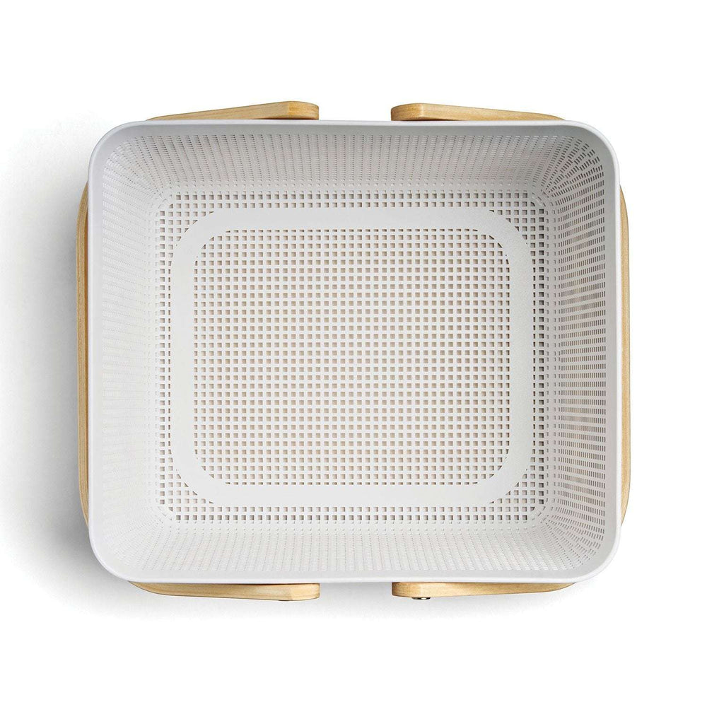 Member's Mark Basket with Wood Handles, Set of 2