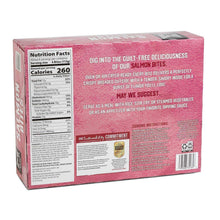 Frozen breaded salmon bites box back with nutrition facts and cooking directions
