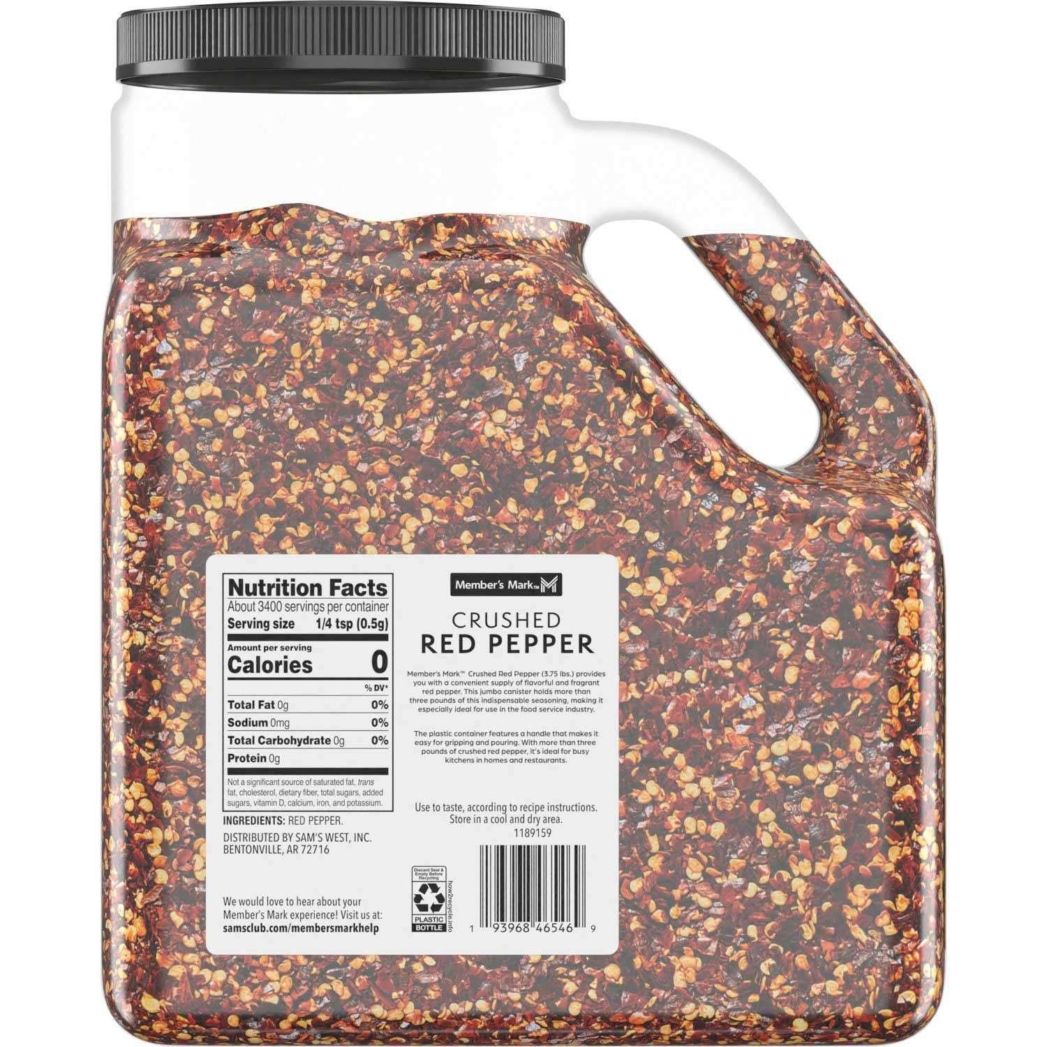 Member's Mark Crushed Red Pepper, 3.75 lbs. - USA MEGA SHOP