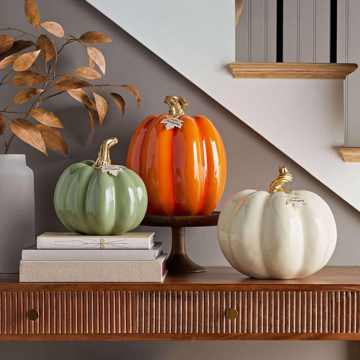 Member's Mark Decorative Pumpkins, Set of 3 - USA MEGA SHOP