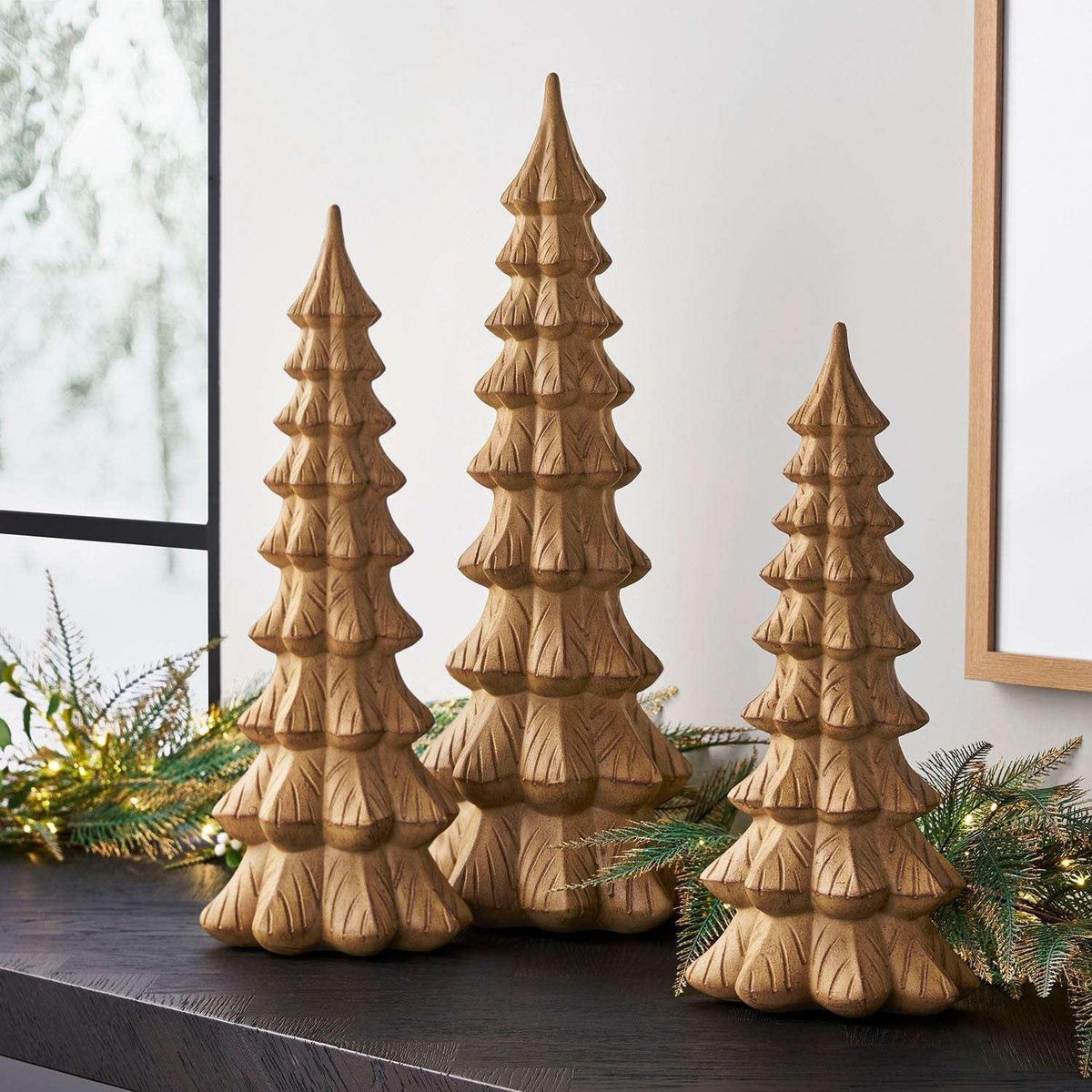 Member’s Mark Decorative Resin Trees, Set of 3 - USA MEGA SHOP