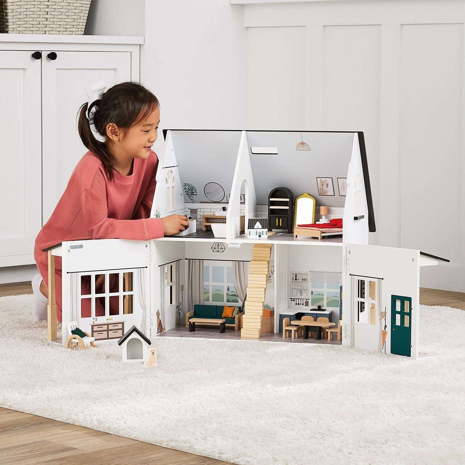 Member's Mark Farmstyle Dollhouse with Accessories