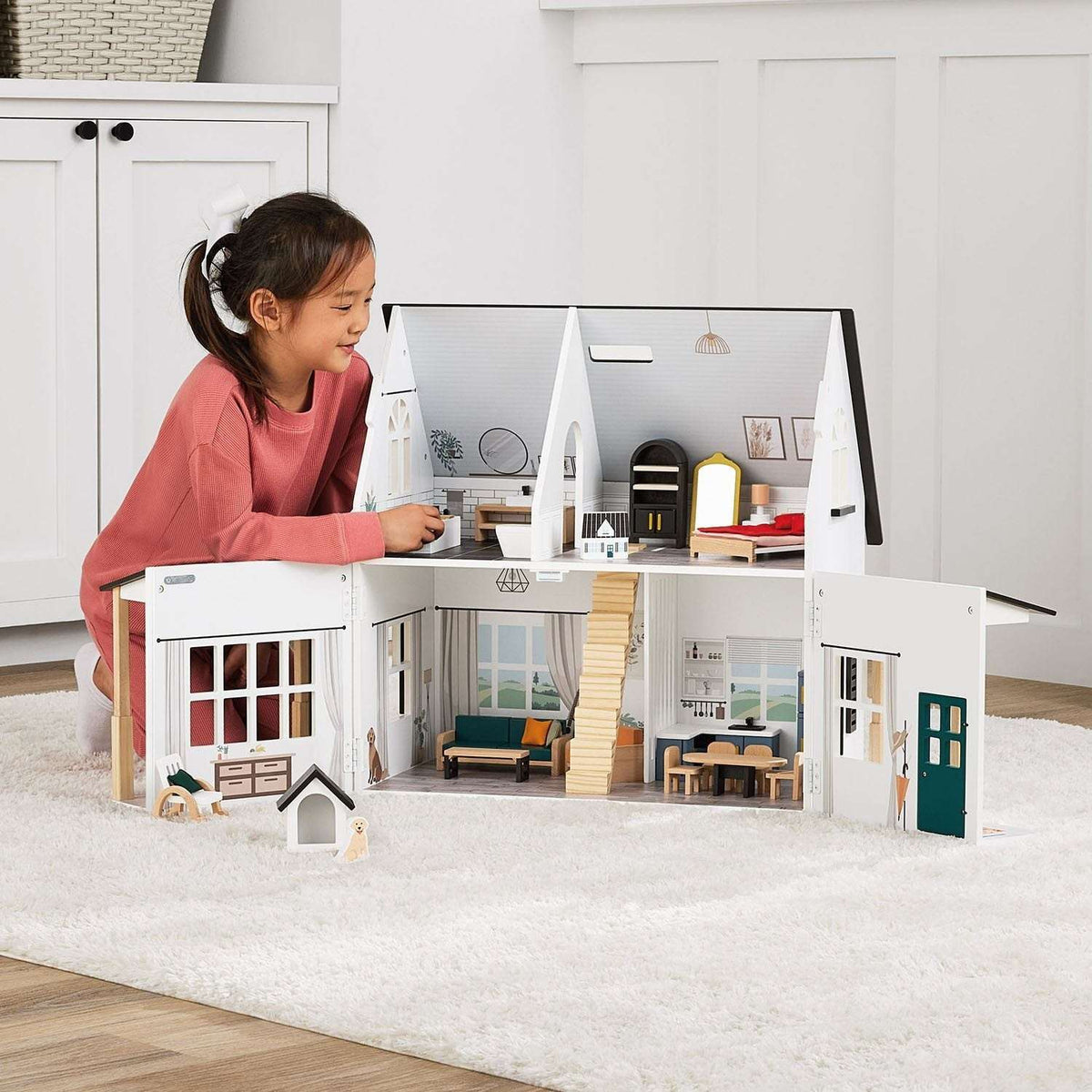 Member's Mark Farmstyle Dollhouse with Accessories