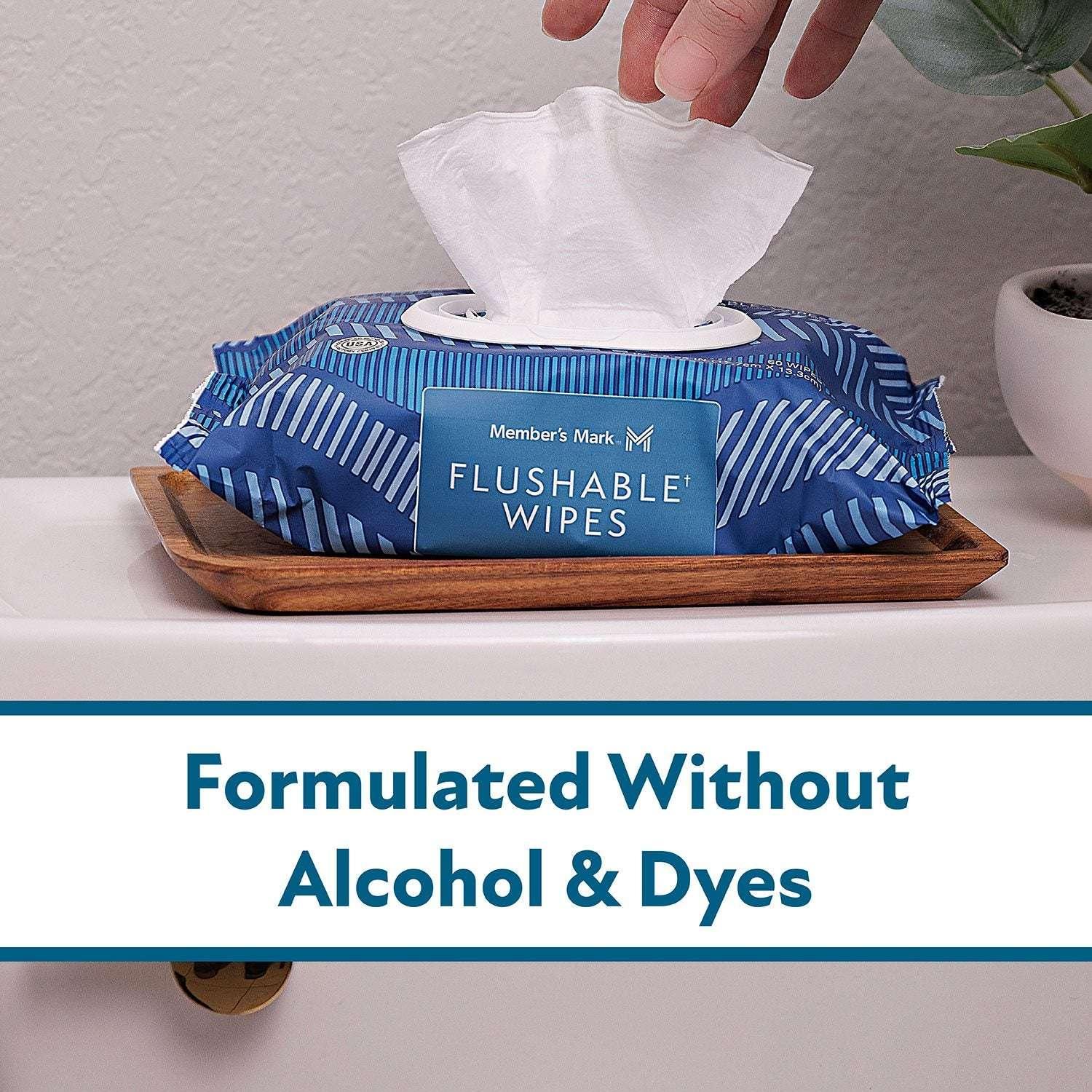 Member's Mark Flushable Wipes, Fresh Scent, 540 ct. - USA MEGA SHOP
