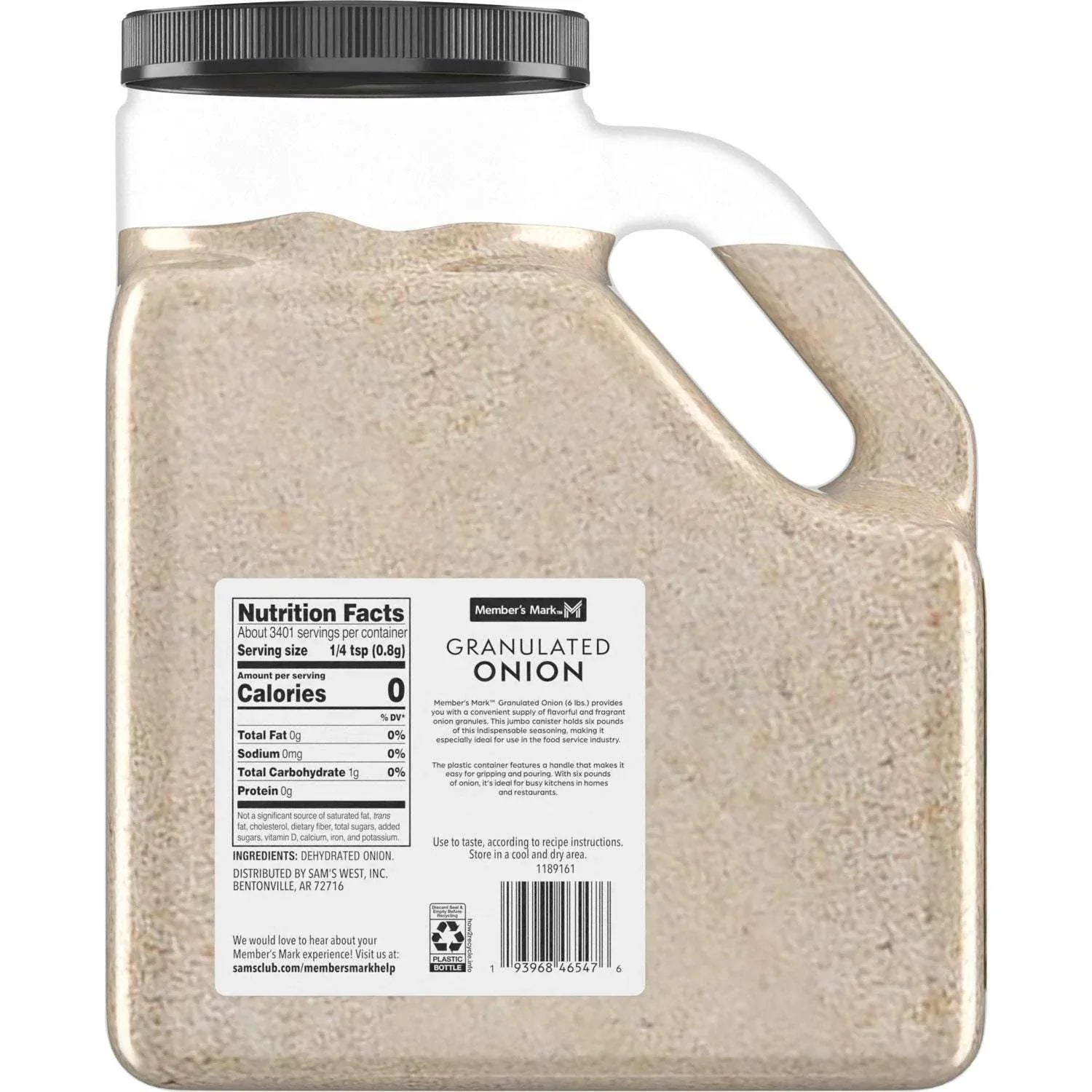 Member's Mark Granulated Onion, 6 lbs. - USA MEGA SHOP