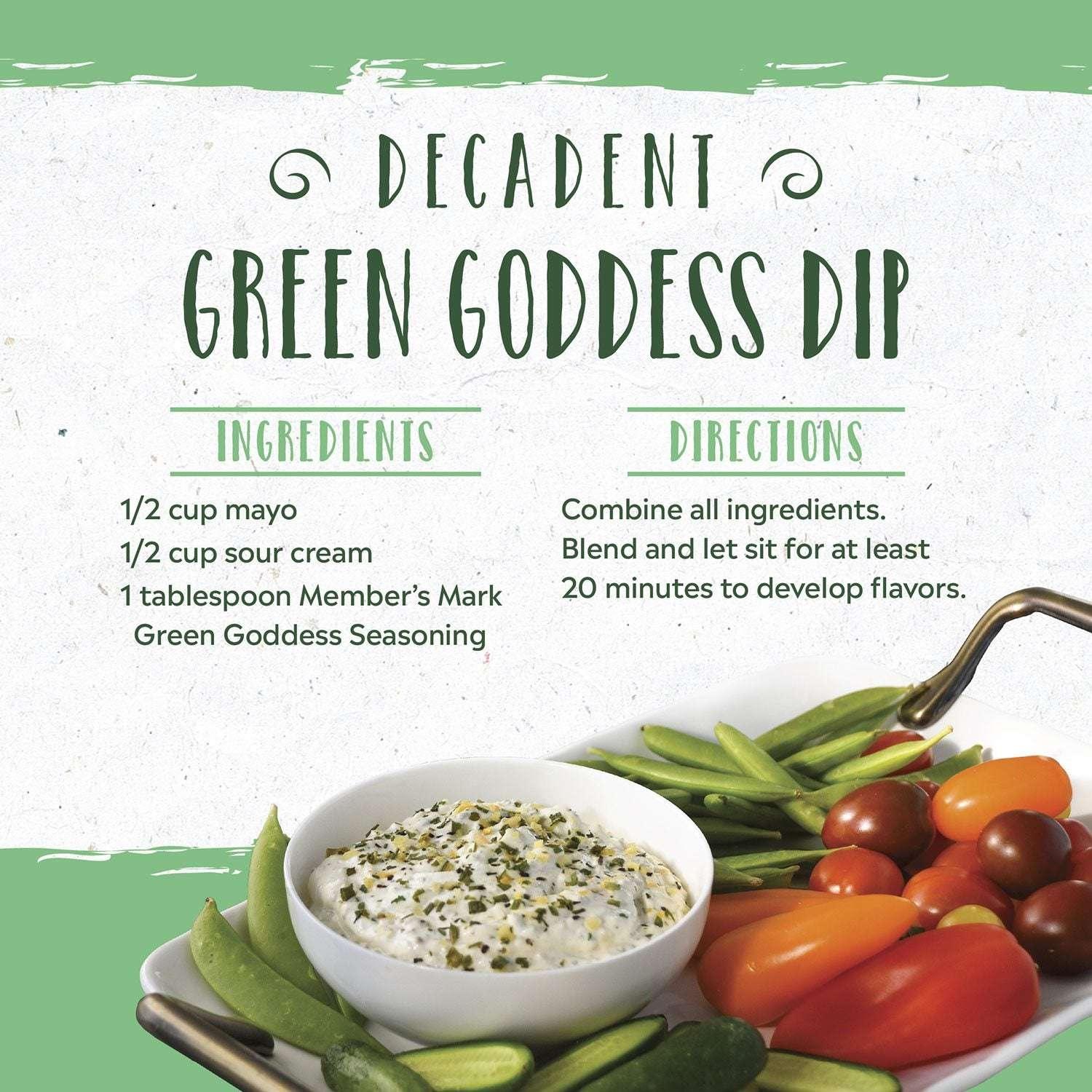Member’s Mark Green Goddess Seasoning, 3.4 oz. - USA MEGA SHOP