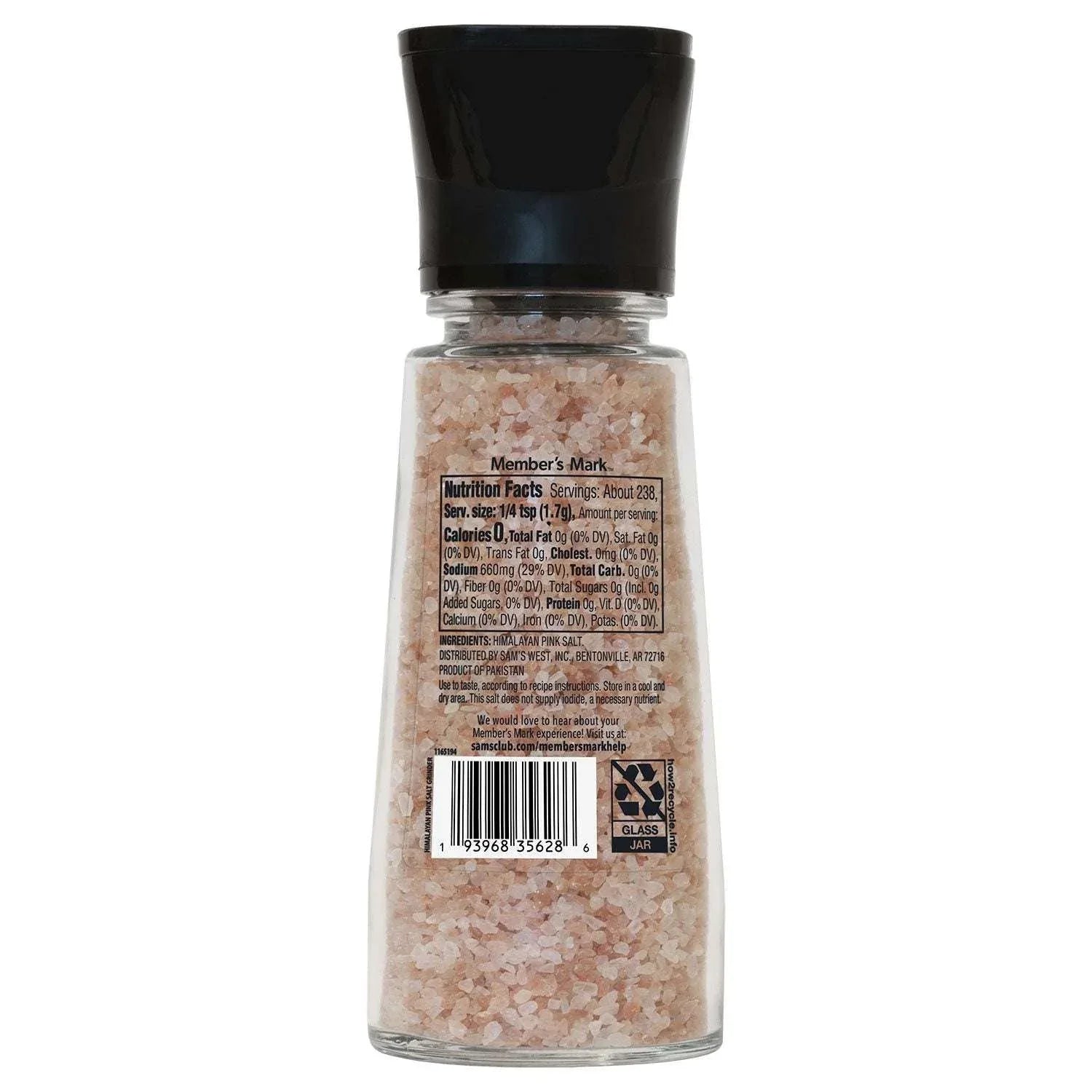 Member’s Mark Himalayan Pink Salt Grinder, 14.3 oz. - USA MEGA SHOP