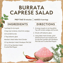Recipe card showing ingredients and directions, with Himalayan pink salt mentioned