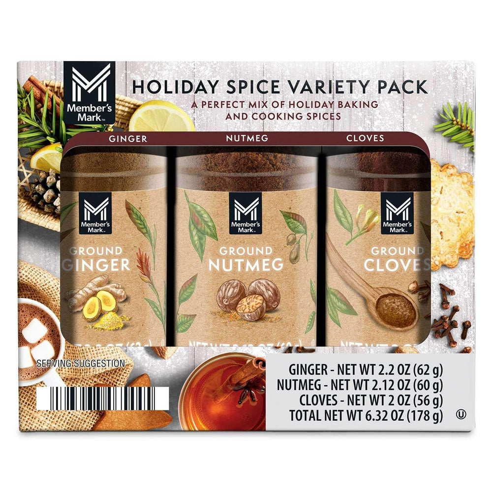 Member's Mark Holiday Baking & Cooking Spices, Variety Pack, 6.32 oz., 3 pk. - USA MEGA SHOP