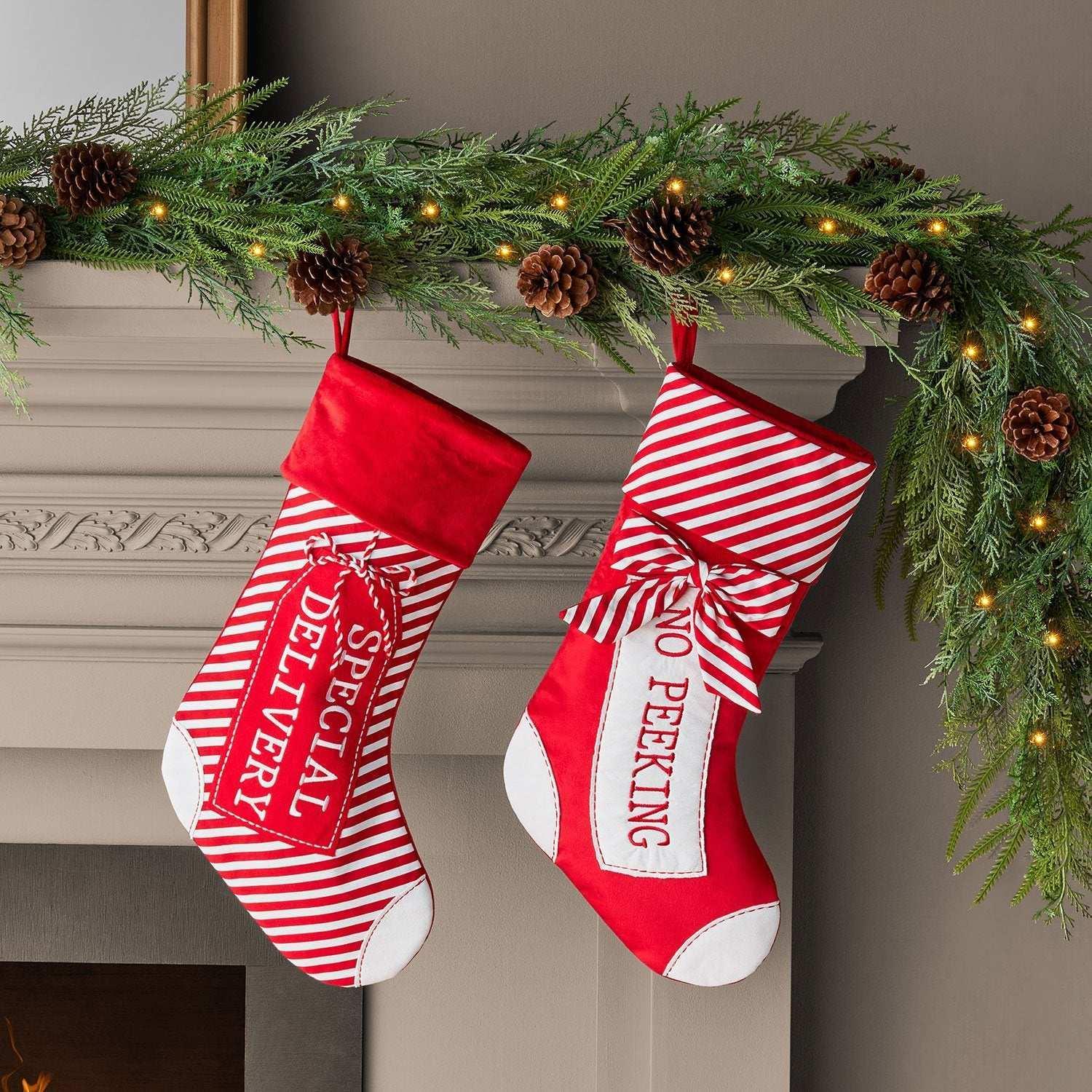 Member's Mark Holiday Stockings, Set of 2 - USA MEGA SHOP