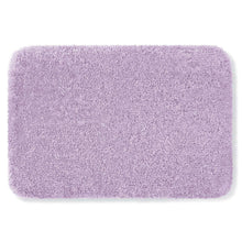 Wisteria bath rug with plush loop pile, rectangular shape.