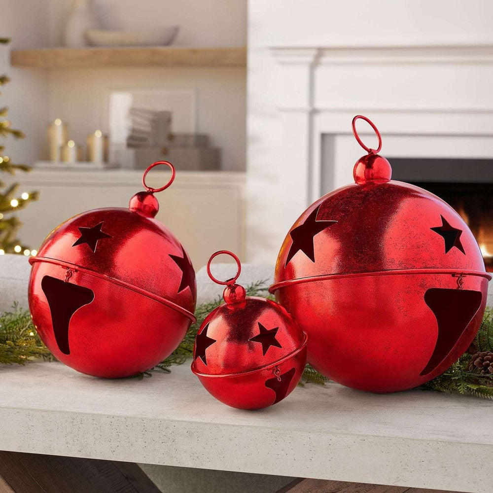 Member's Mark Jingle Bell Décor, Set of 3 - USA MEGA SHOP