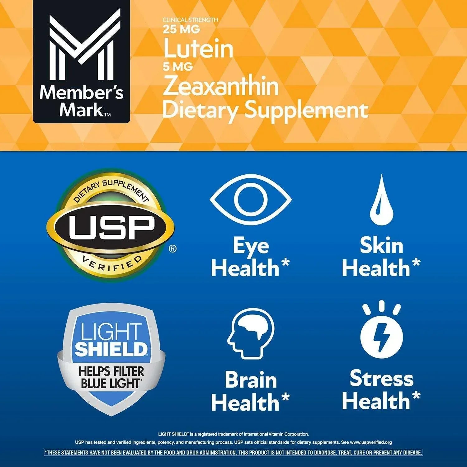 Member's Mark Lutein with Zeaxanthin Softgels, 150 ct.
