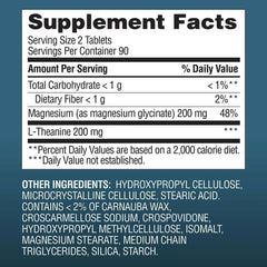 Member's Mark Magnesium Glycinate with L-Theanine Tablets, 180 ct.