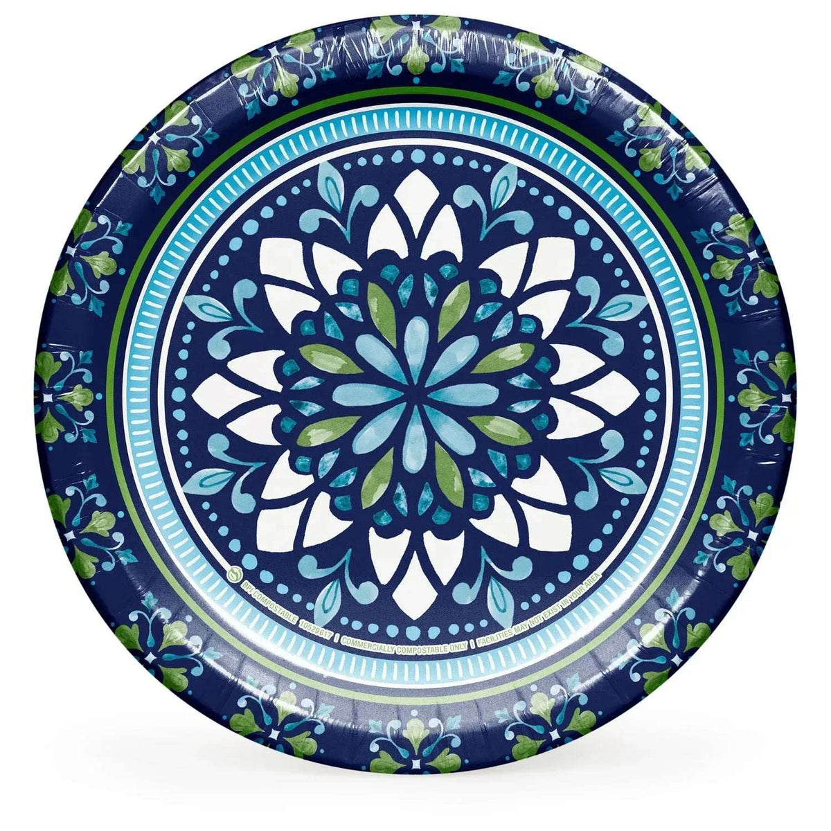 Member's Mark Mosaic Medallions Paper Plates, 10", 85 ct.
