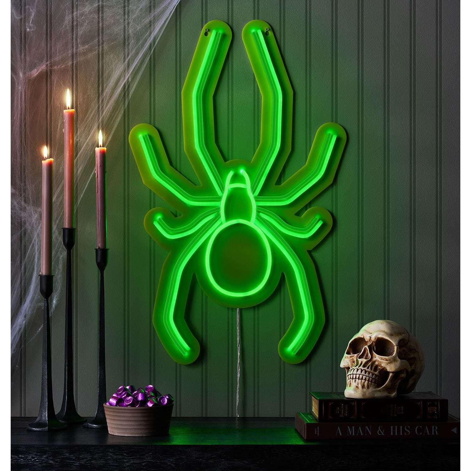 Member's Mark Neon Spider D√©cor - USA MEGA SHOP
