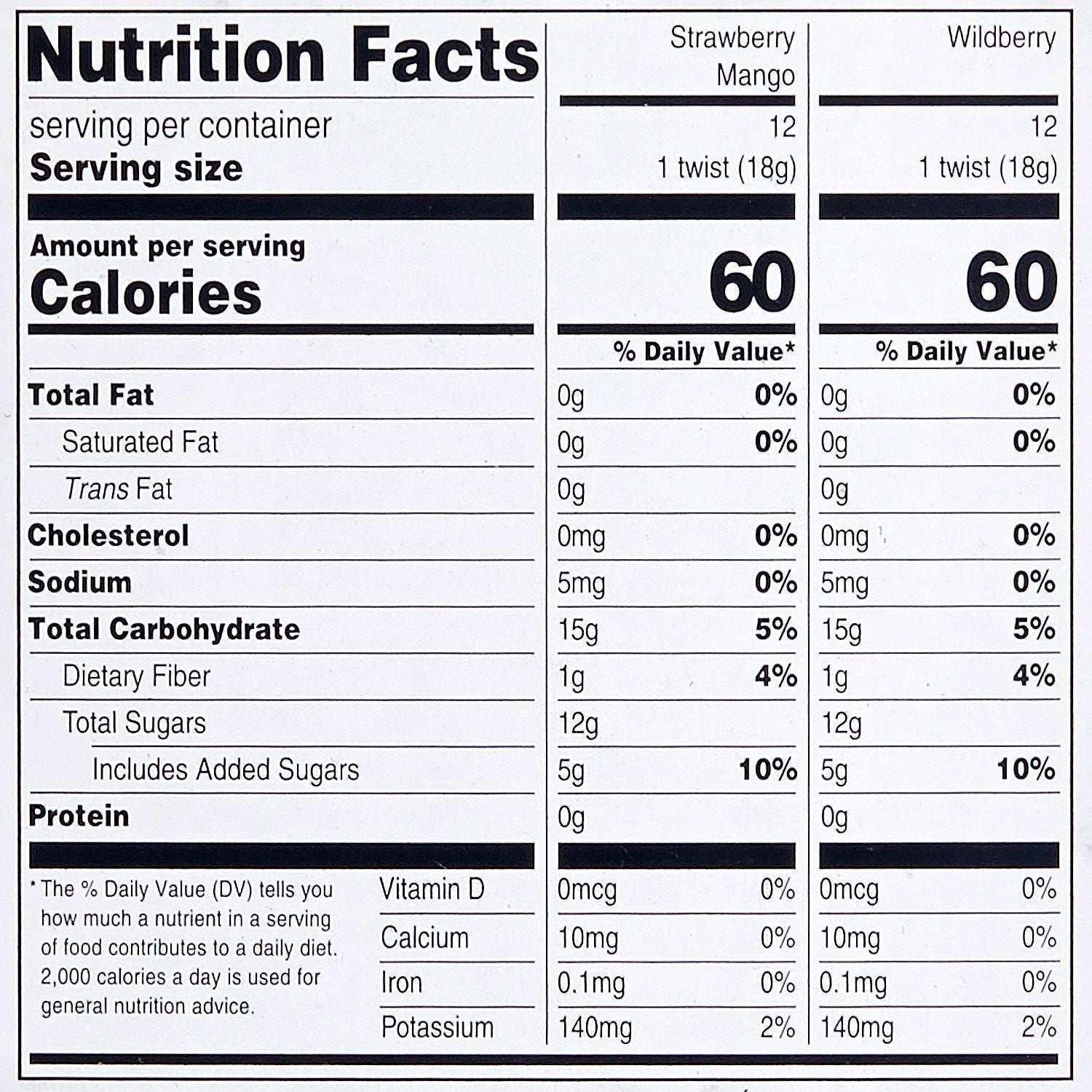 Member's Mark Organic Fruit Twist, Variety Pack, 0.63 oz., 24 pk.