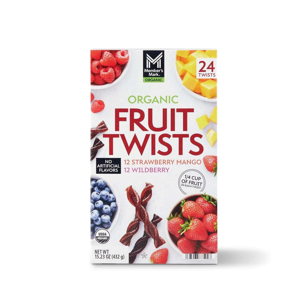 Member's Mark Organic Fruit Twist, Variety Pack, 0.63 oz., 24 pk. - USA MEGA SHOP