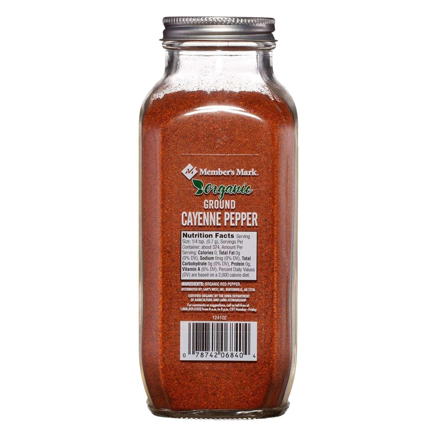 Member's Mark Organic Ground Cayenne Pepper, 8 oz.