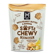 Soft & Chewy dog treat bag with peanut butter and banana flavor, Member's Mark label