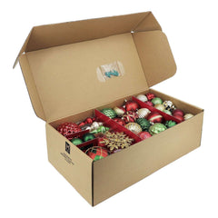Member's Mark Shatterproof Ornament Collection, 76 pcs.