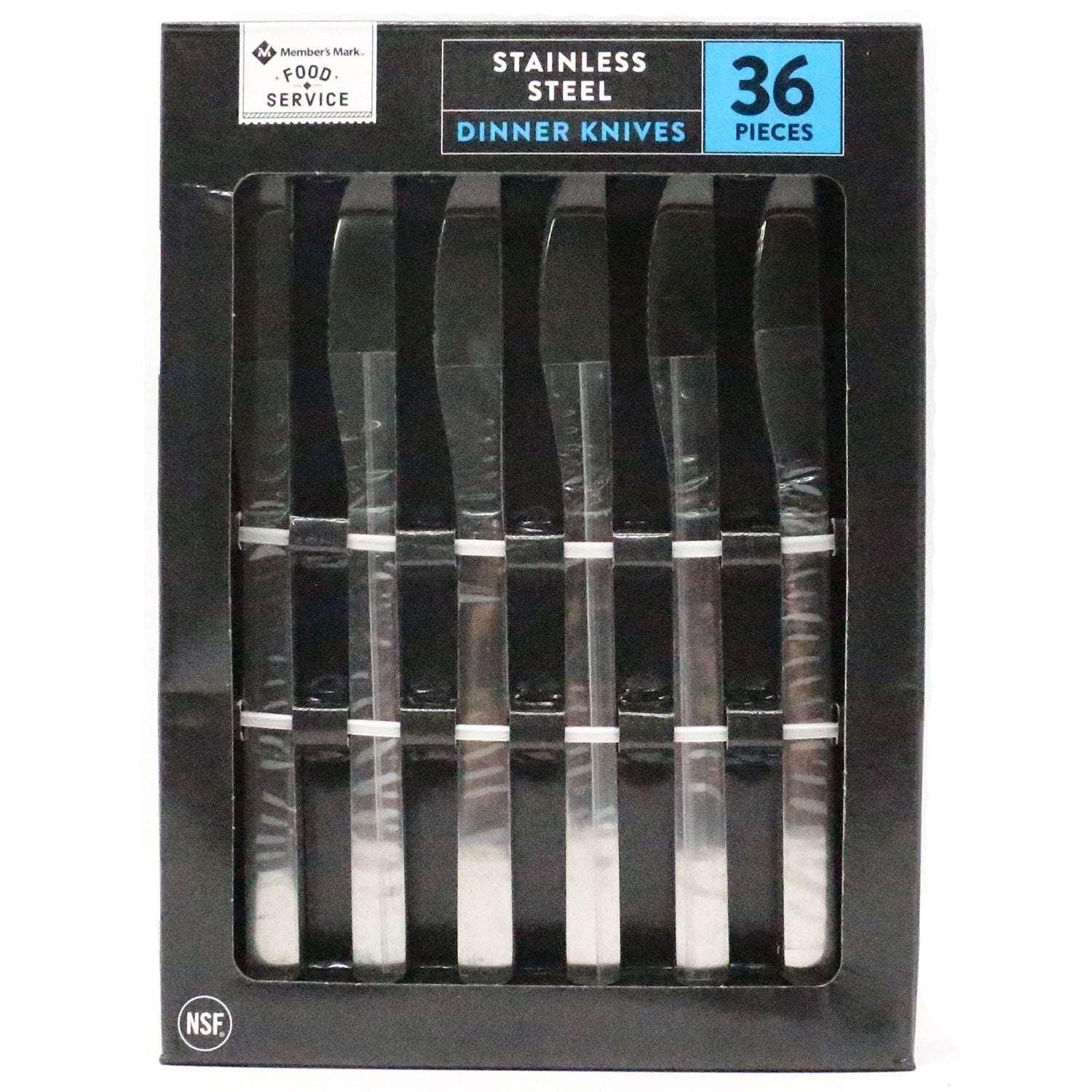 Member's Mark Stainless Steel Dinner Knife Set 36 ct. - USA MEGA SHOP