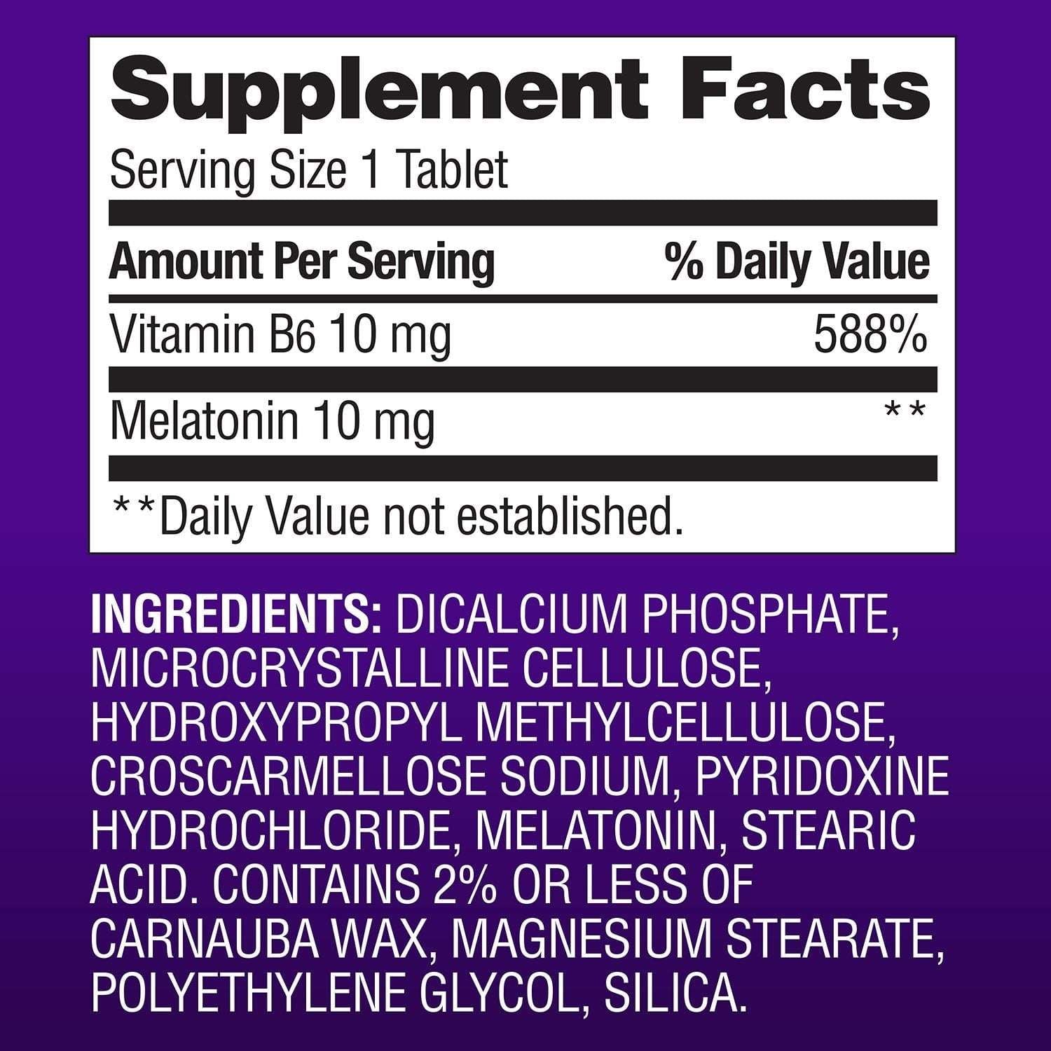 Member's Mark Timed-Release Melatonin Tablets, 10 mg, 300 ct.