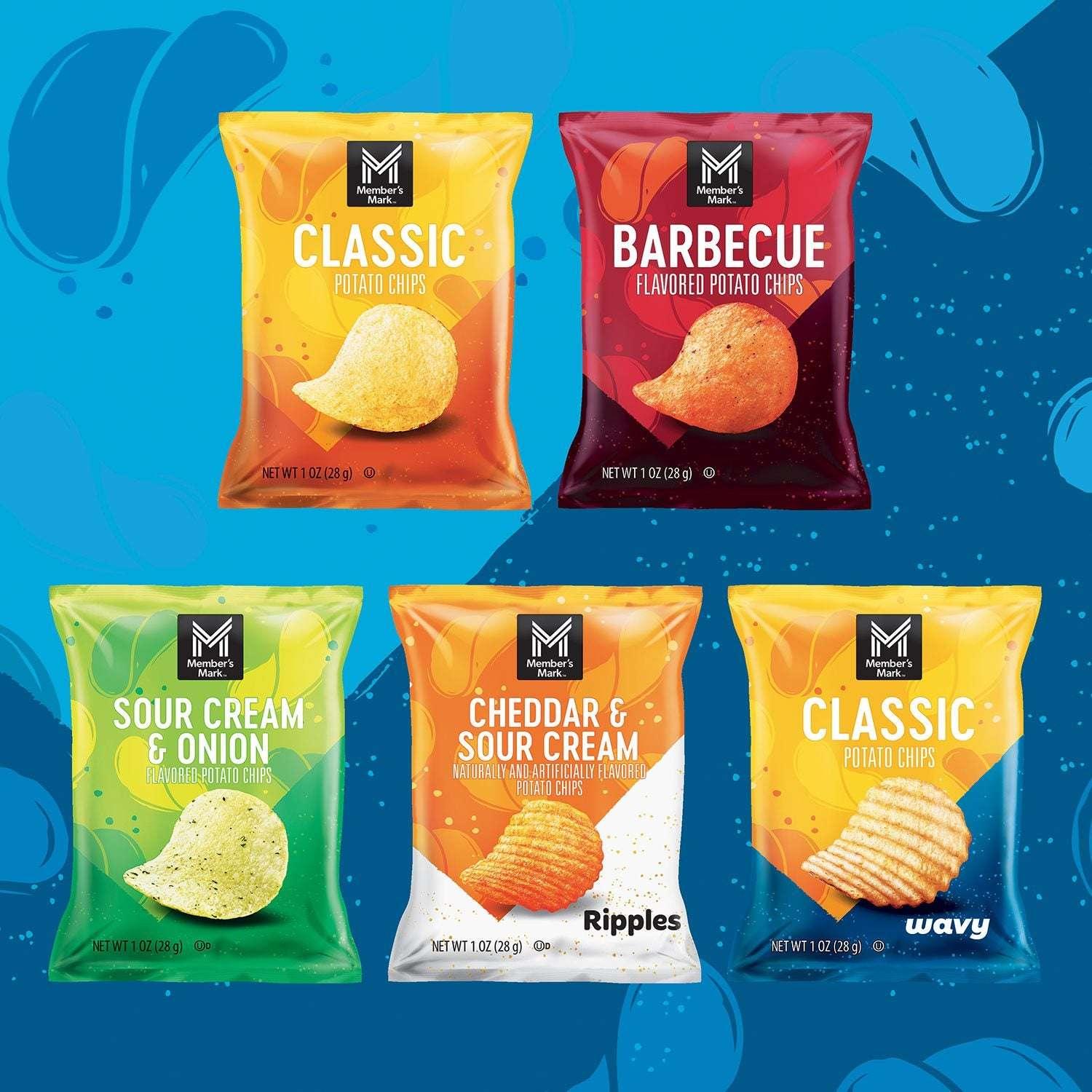 Member's Mark Variety Pack Potato Chips, 1 oz., 42 pk. - USA MEGA SHOP