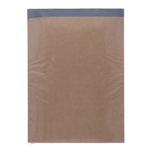 Brown kraft paper backing for writing pad pack