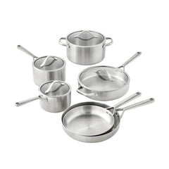 Member's Mark 10-Piece Modern Tri-ply Cookware Set